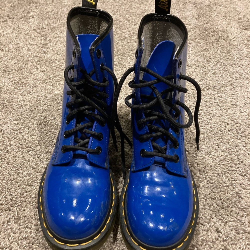 Blue Doc Martins